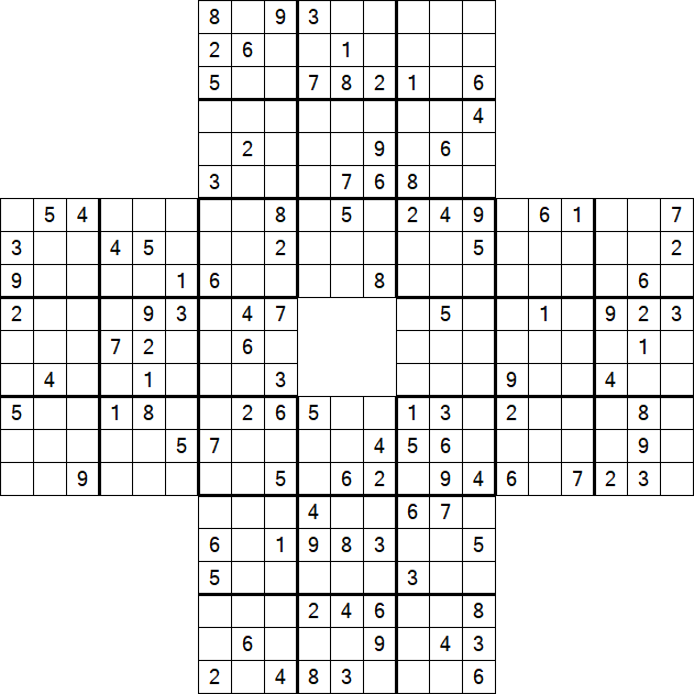 Sohei Sudoku - Difficile