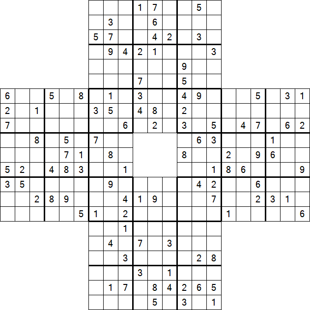 Sohei Sudoku - Difficile