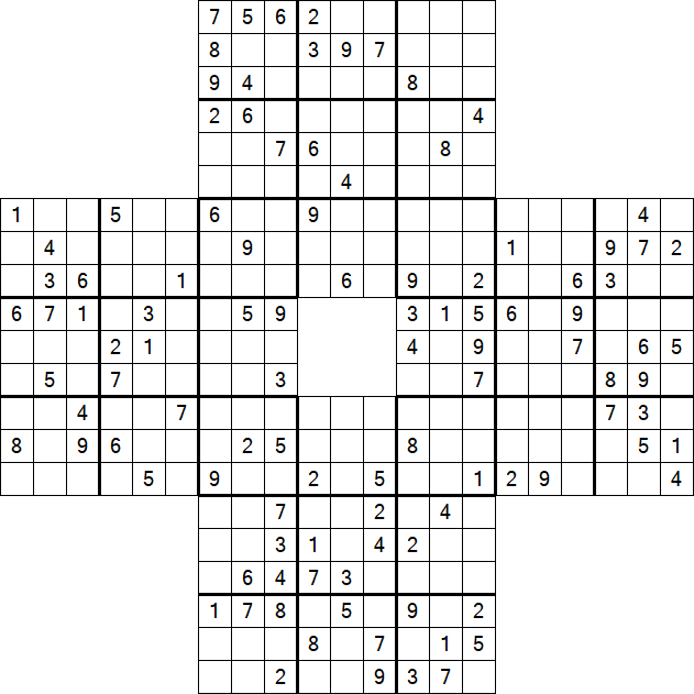 Sohei Sudoku - Difficile