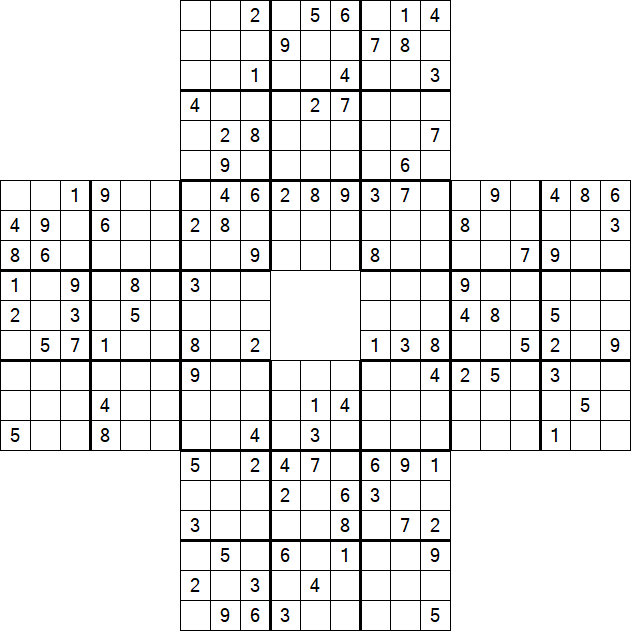 Sohei Sudoku - Difficile