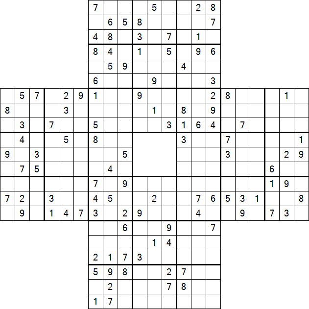 Sohei Sudoku - Difficile