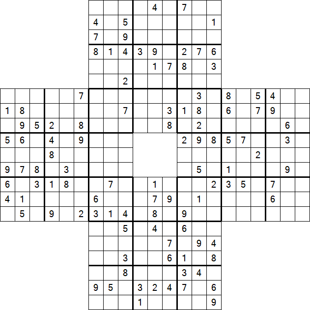 Sohei Sudoku - Difficile