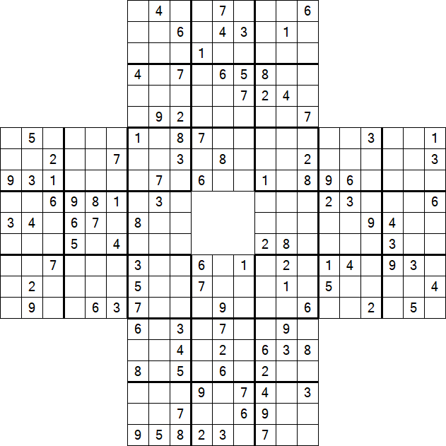 Sohei Sudoku - Difficile