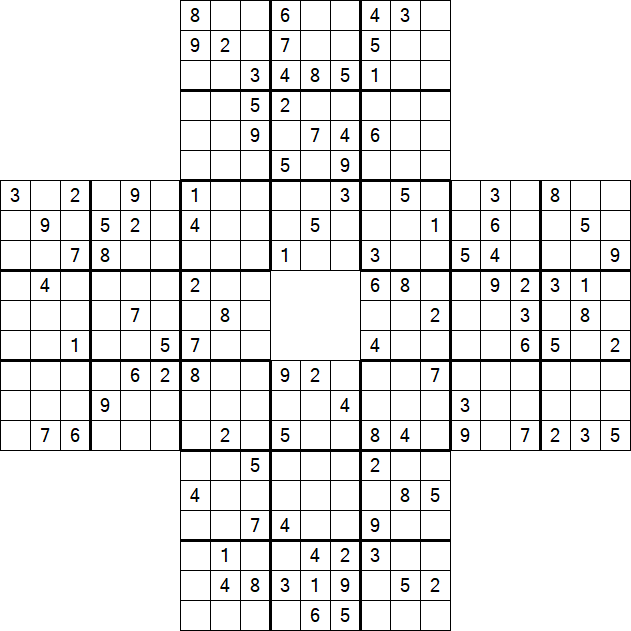 Sohei Sudoku - Difficile