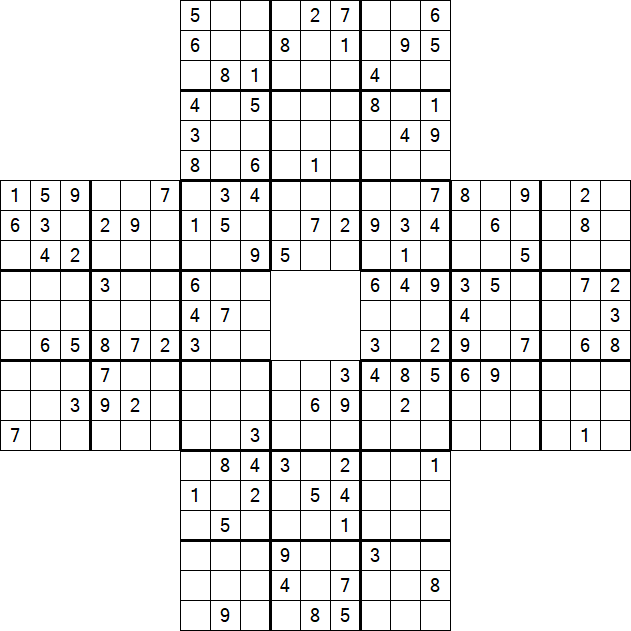 Sohei Sudoku - Difficile