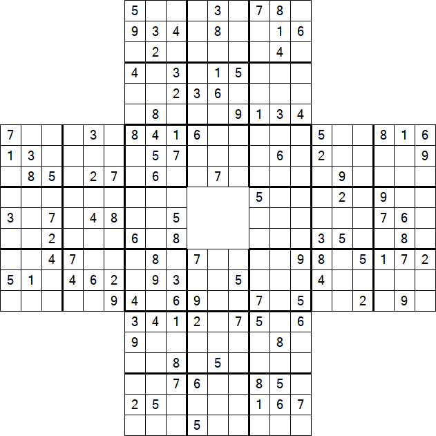 Sohei Sudoku - Difficile