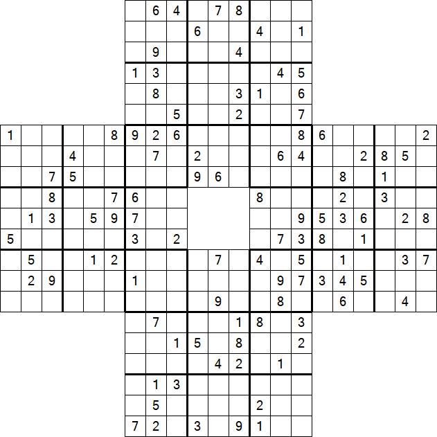 Sohei Sudoku - Difficile