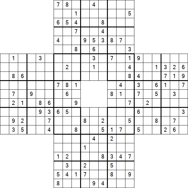 Sohei Sudoku - Difficile