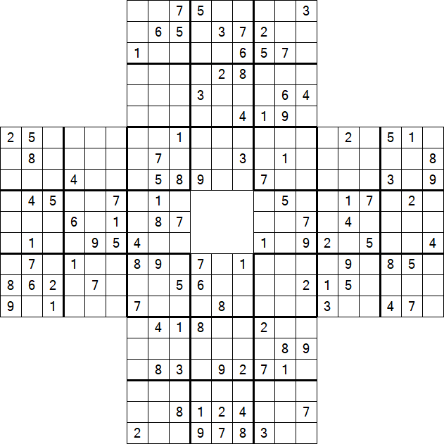 Sohei Sudoku - Difficile