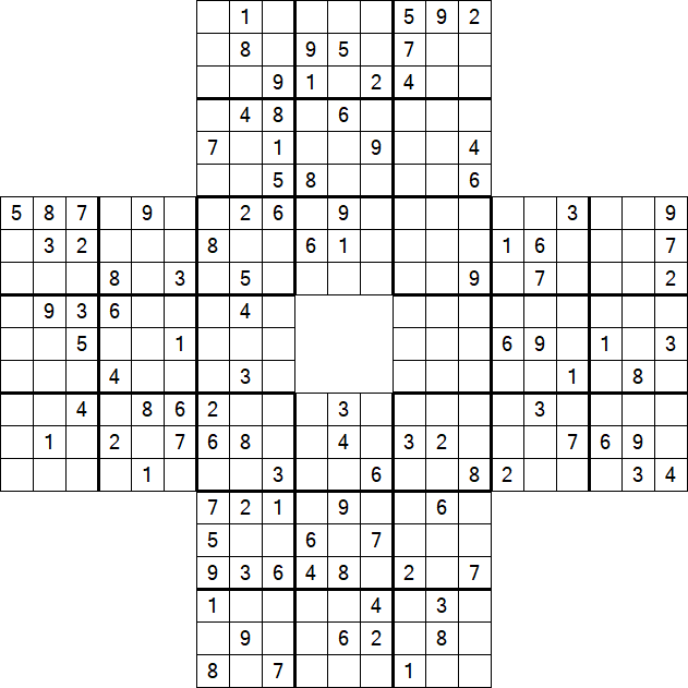 Sohei Sudoku - Difficile