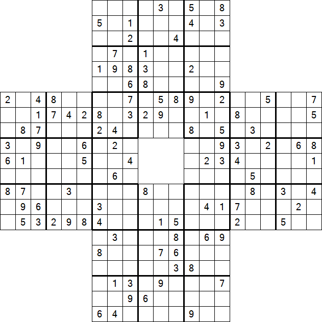 Sohei Sudoku - Difficile