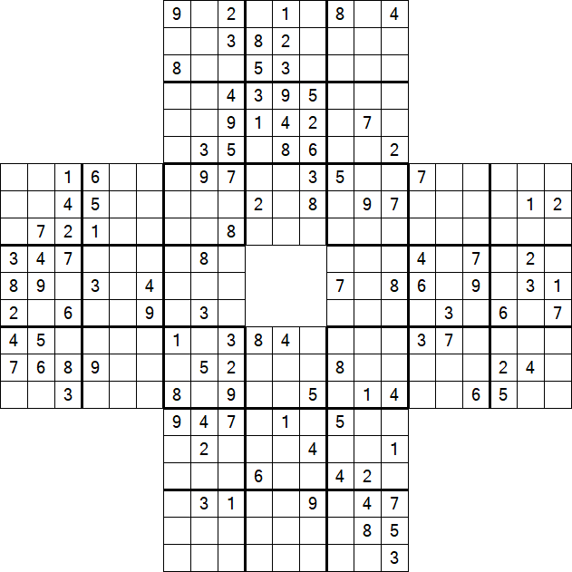 Sohei Sudoku - Difficile