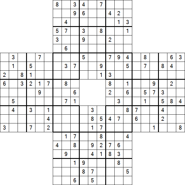 Sohei Sudoku - Difficile