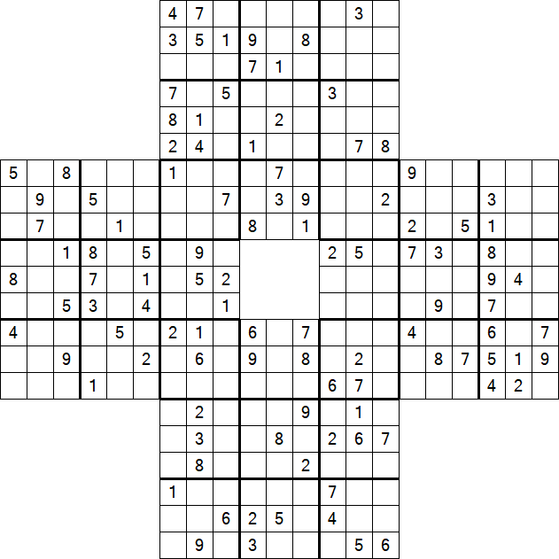 Sohei Sudoku - Difficile