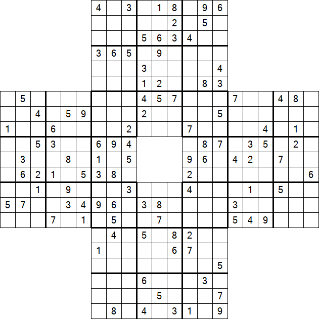 Sohei Sudoku - Difficile