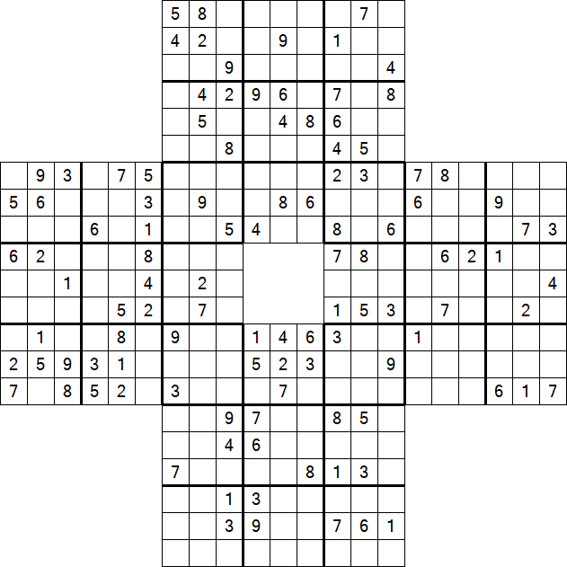 Sohei Sudoku - Difficile