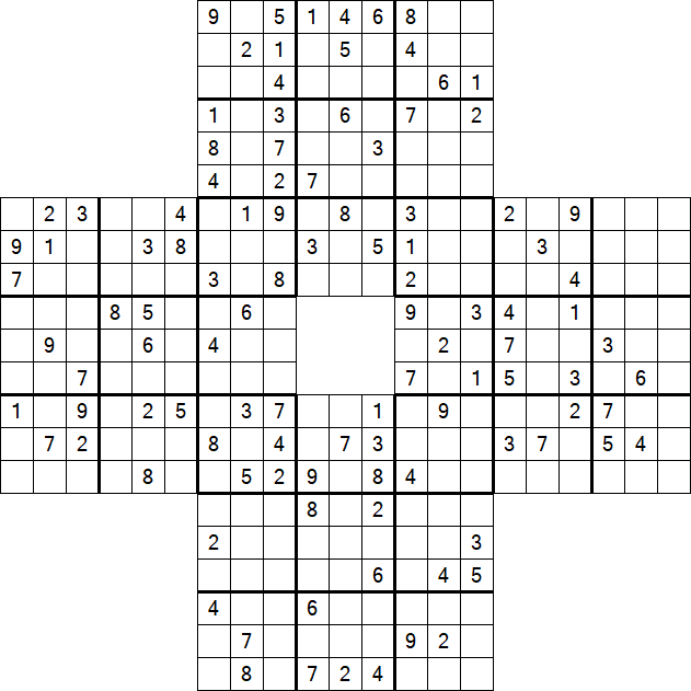 Sohei Sudoku - Difficile