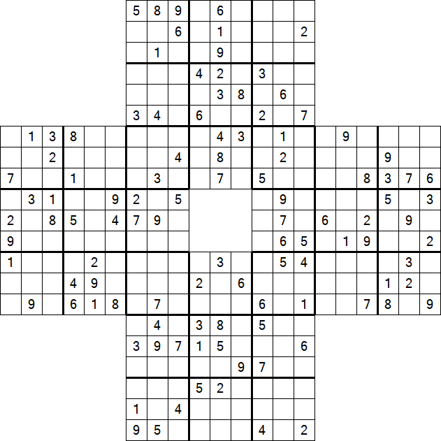 Sohei Sudoku - Difficile