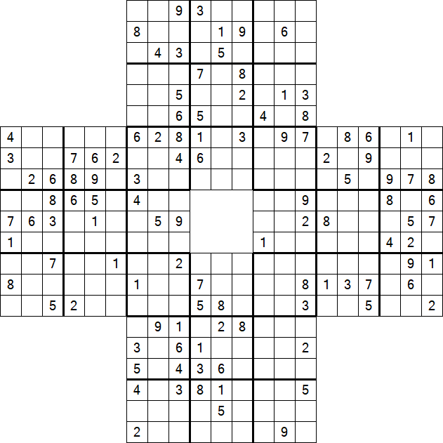 Sohei Sudoku - Difficile