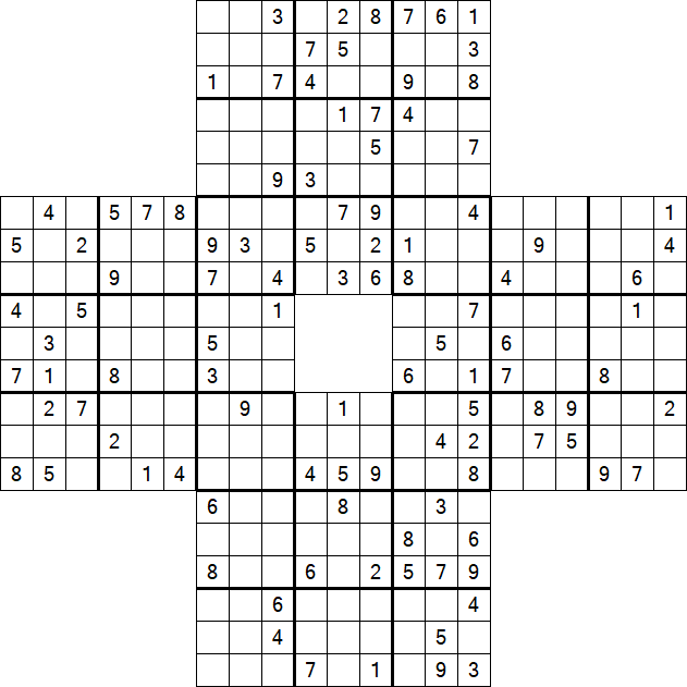 Sohei Sudoku - Difficile