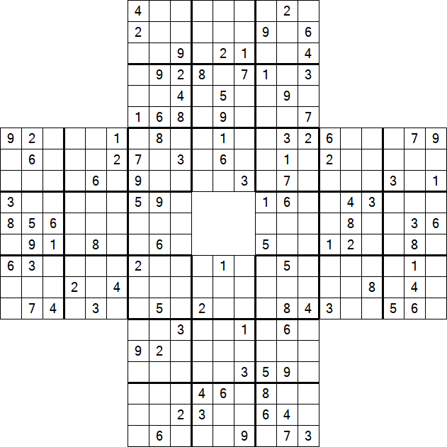 Sohei Sudoku - Difficile