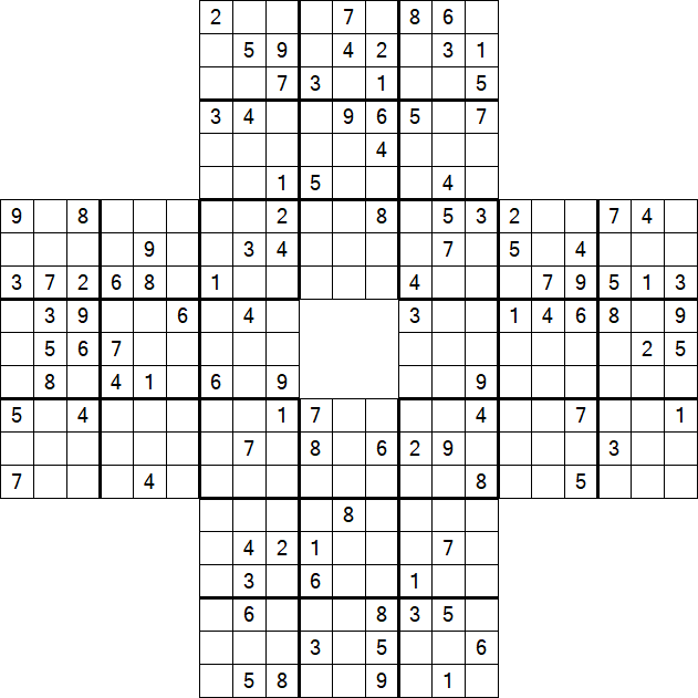 Sohei Sudoku - Difficile