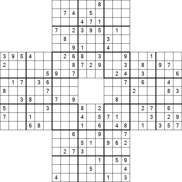 Sohei Sudoku - Schwierig