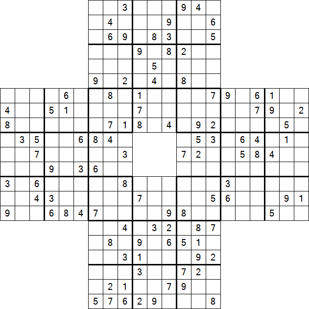 Sohei Sudoku - Difficile