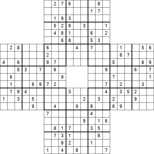 Sohei Sudoku - Difficile