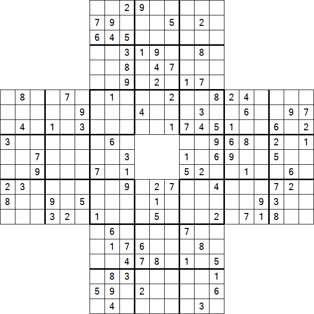 Sohei Sudoku - Schwierig