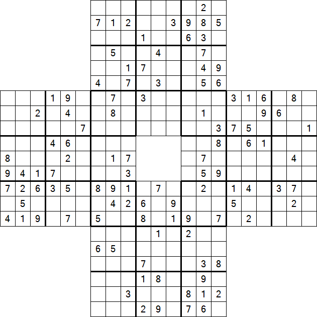 Sohei Sudoku - Difficile