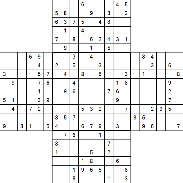 Sohei Sudoku - Difficile