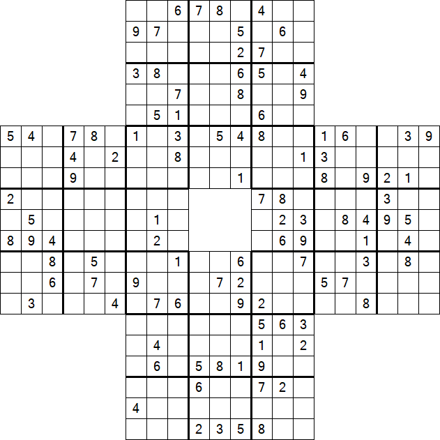 Sohei Sudoku - Difficile