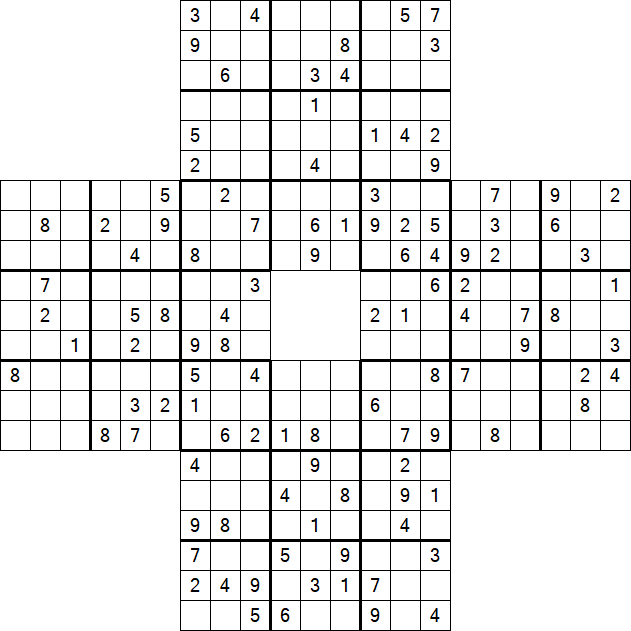 Sohei Sudoku - Difficile