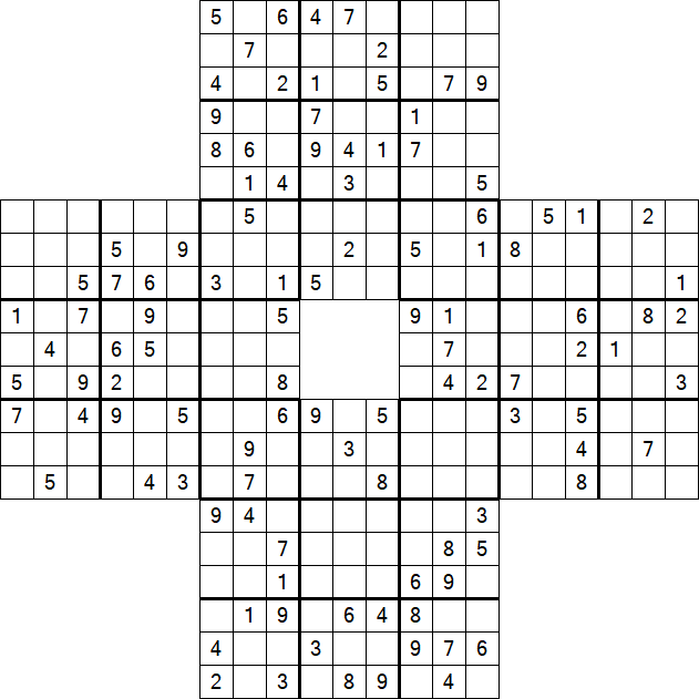 Sohei Sudoku - Difficile