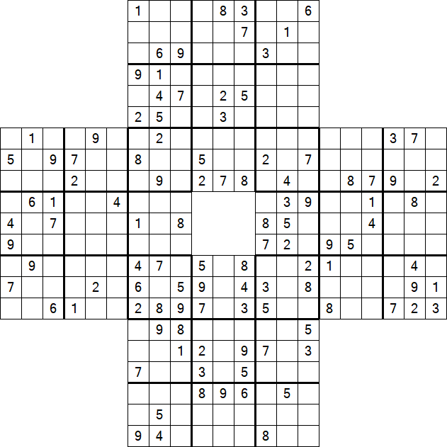 Sohei Sudoku - Difficile