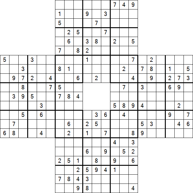 Sohei Sudoku - Difficile