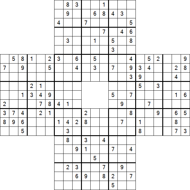 Sohei Sudoku - Difficile