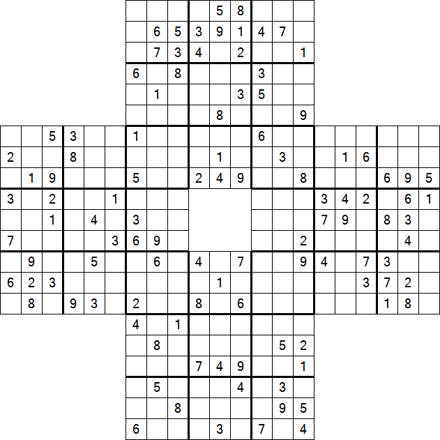 Sohei Sudoku - Difficile