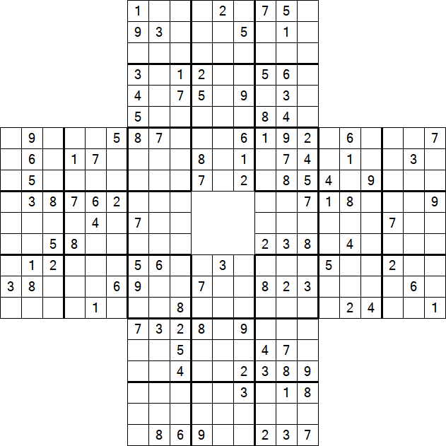 Sohei Sudoku - Difficile