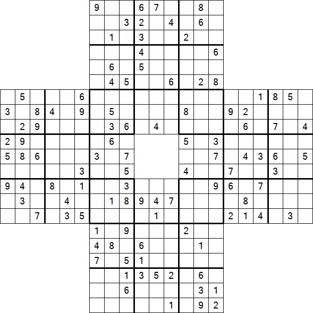 Sohei Sudoku - Difficile