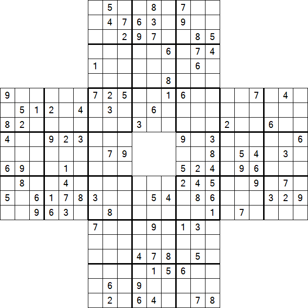 Sohei Sudoku - Difficile