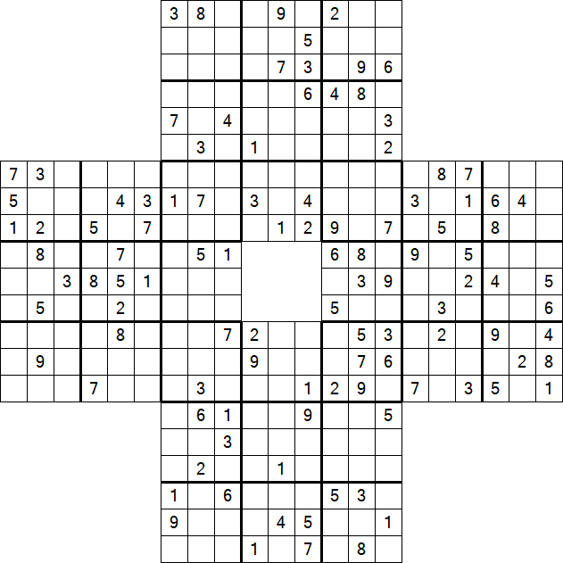 Sohei Sudoku - Difficile