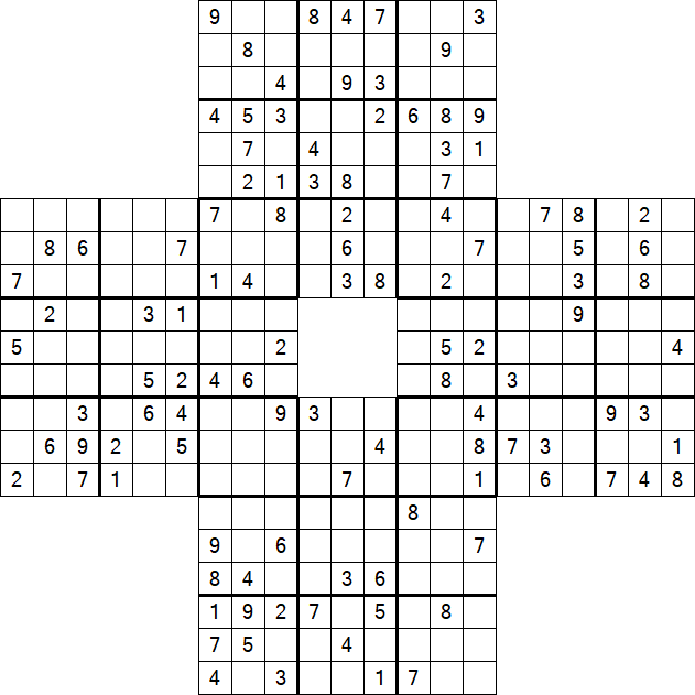 Sohei Sudoku - Difficile