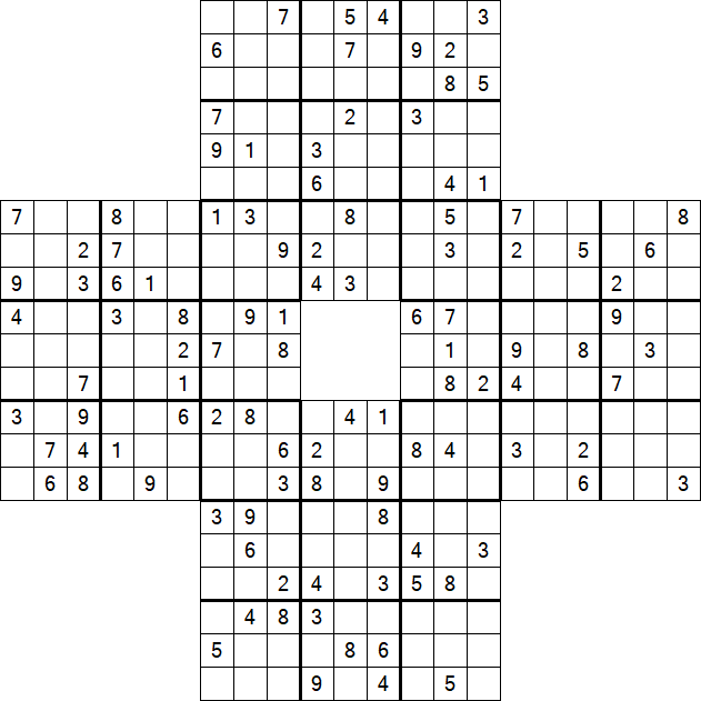 Sohei Sudoku - Difficile