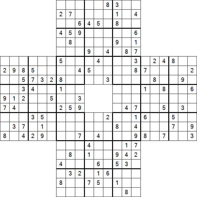 Sohei Sudoku - Difficile