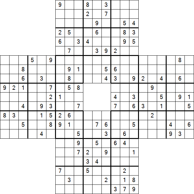 Sohei Sudoku - Difficile