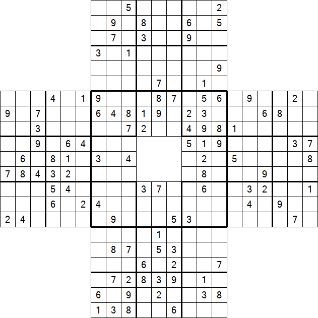 Sohei Sudoku - Difficile