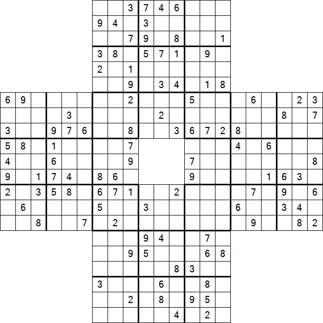 Sohei Sudoku - Difficile