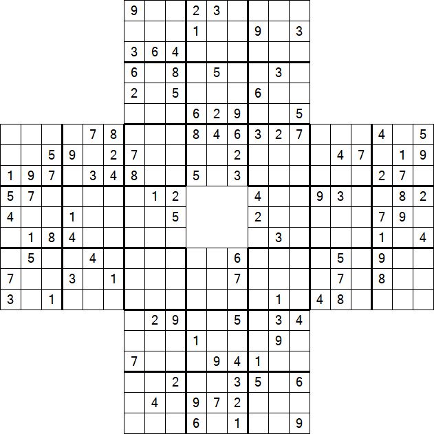 Sohei Sudoku - Difficile